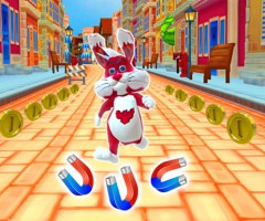 Subway Bunny Run Rush Rabbit Runner Game